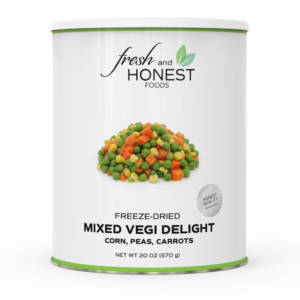#10 Can of Freeze Dried Mixed Corn, Peas, and Carrots