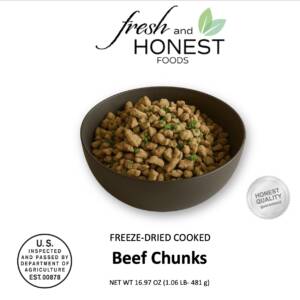 Freeze Dried Beef Chunks